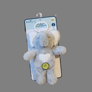 New Infant DreamGro Lullaby Travel Soother Elephant Lovey Plush